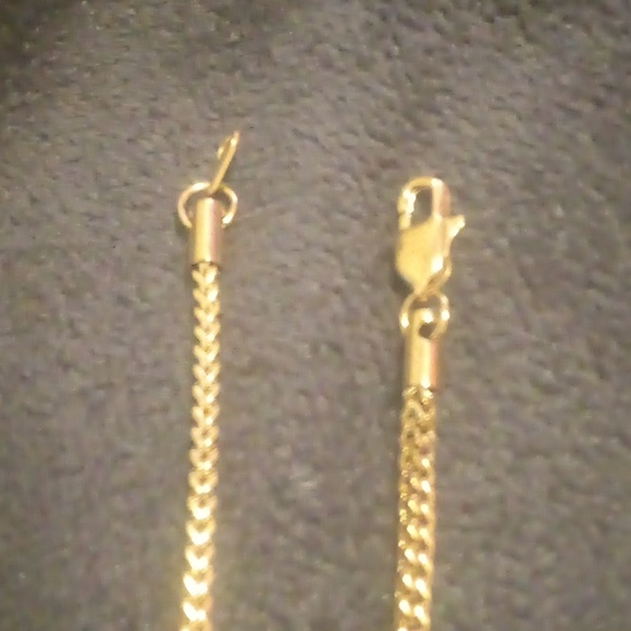18" inch 3mm 18k gold plated Franco chain - Picture 4 of 6